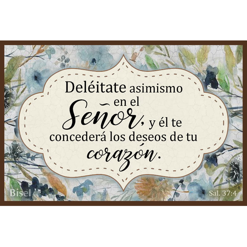 Plaqueta Para Escritorio,  Salmo 37:4
