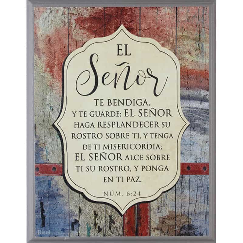 Plaqueta Colección Vintage Números 6:24