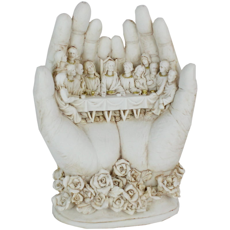 Escultura Santa Cena En Manos