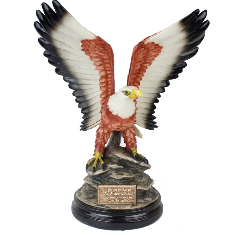 Aguila En Roca Tamaño: Mediana Texto: Isaias 40:31