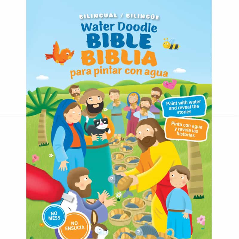 Biblia Bilingüe Para Pintar Con Agua