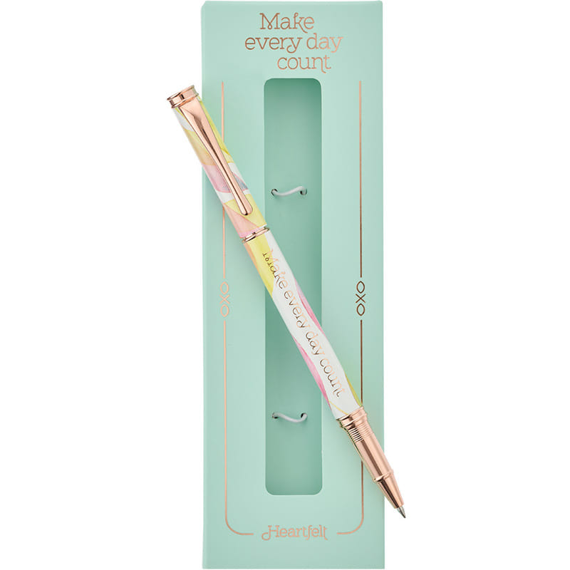 Pen In Gift Box Citrus Leaves E