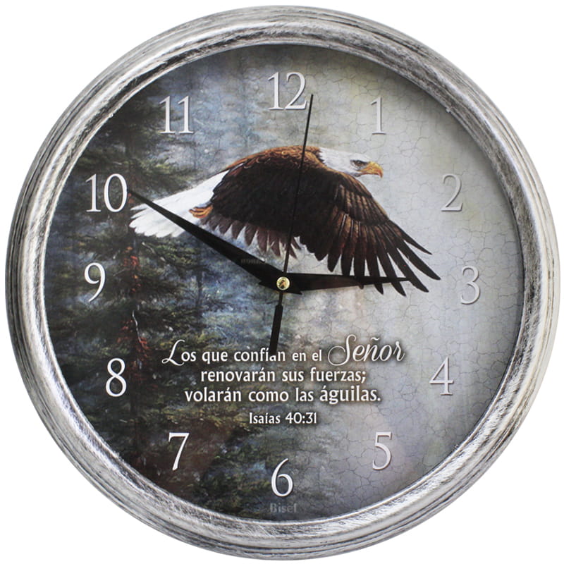 Reloj De Pared Diseño Águila Volando