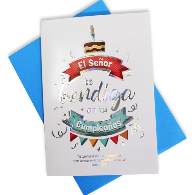 Tarjeta Feliz Cumpleaños Varios Diseños