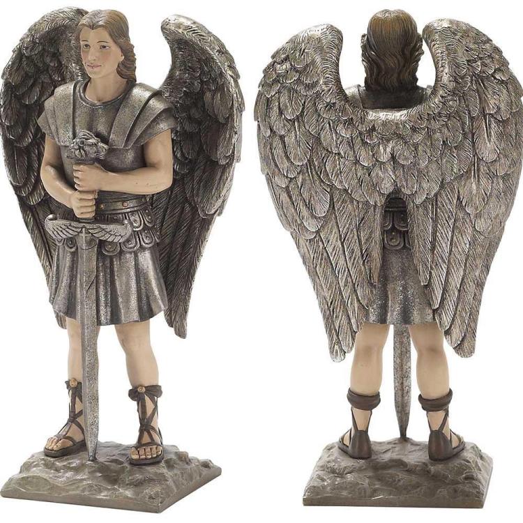 Escultura Del Ángel Miguel 8"