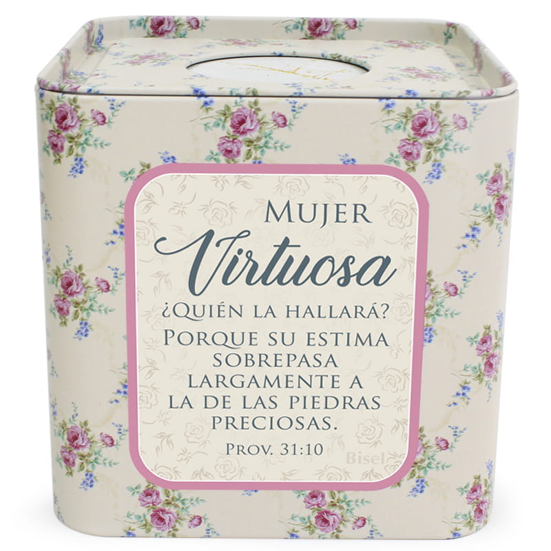 Cajita De Klenex + Klenex Adicional, Proverbios 31 Mujer Virtuosa