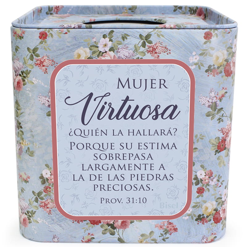 Cajita De Kleenex + Kleenex Adicional, Proverbios 31 Mujer Virtuosa.