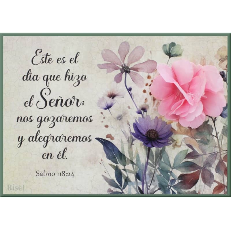 Plaqueta Para Escritorio, Salmo 118:24