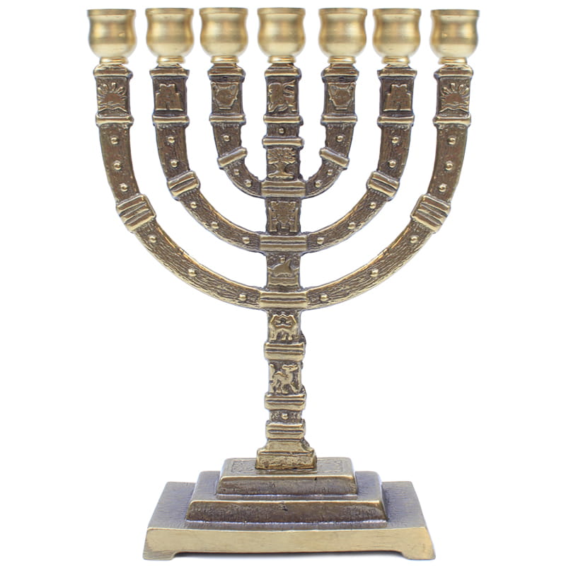 Menorá Mediano Color Dorado