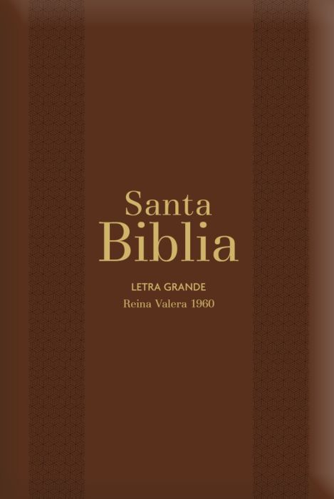 Biblia RVR 1960 Letra Grande, Marron Con Índice