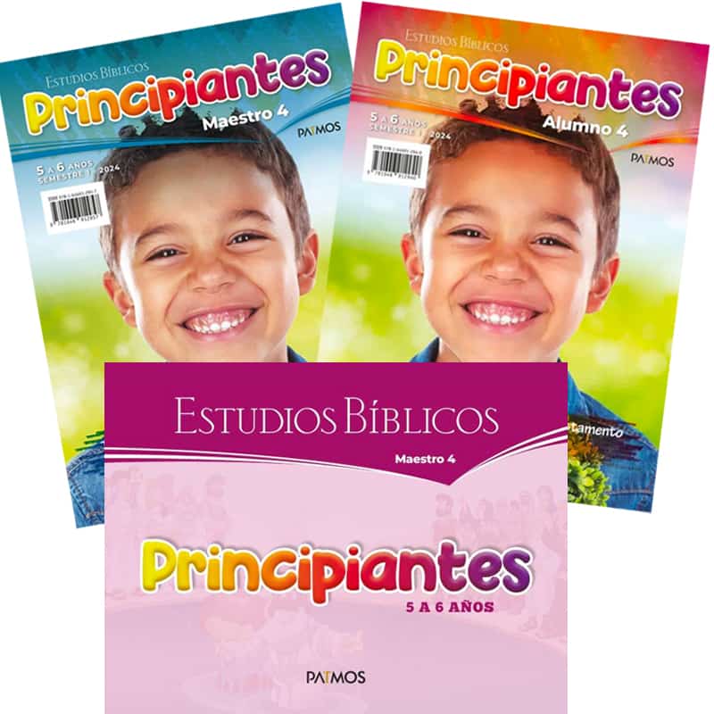 Material Para Escuela Dominical Principiantes Incluye 1 Maestro + 5 Alumnos + 1 Ayuda Visual