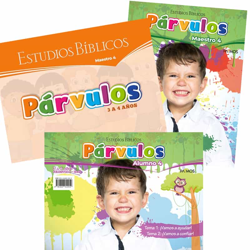 Material Para Escuela Dominical Párvulos Incluye 1 Maestro + 5 Alumnos + 1 Ayuda Visual