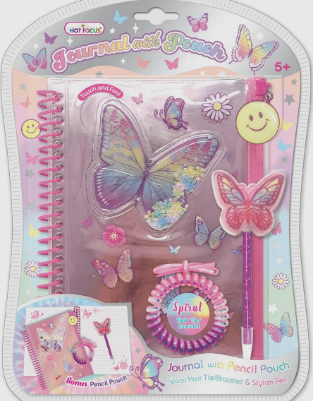 Diario Con Estuche Diseño de Mariposa