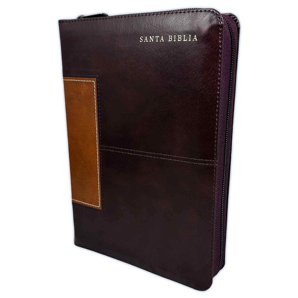 Biblia RVR 1960 Manual Letra Gigante Manual Caoba Con Indice