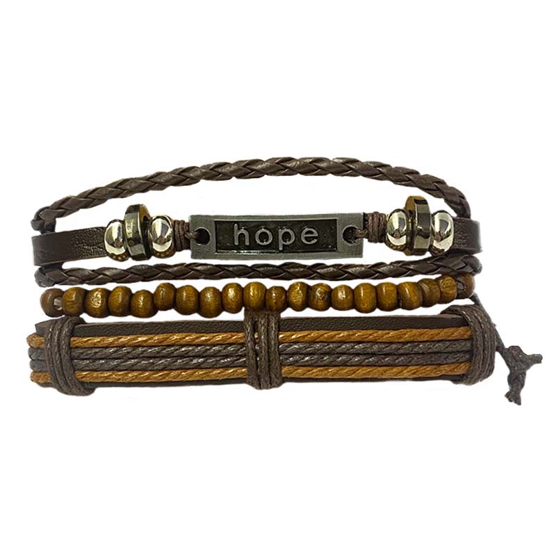 Pulsera De Cuero (Hope Café)