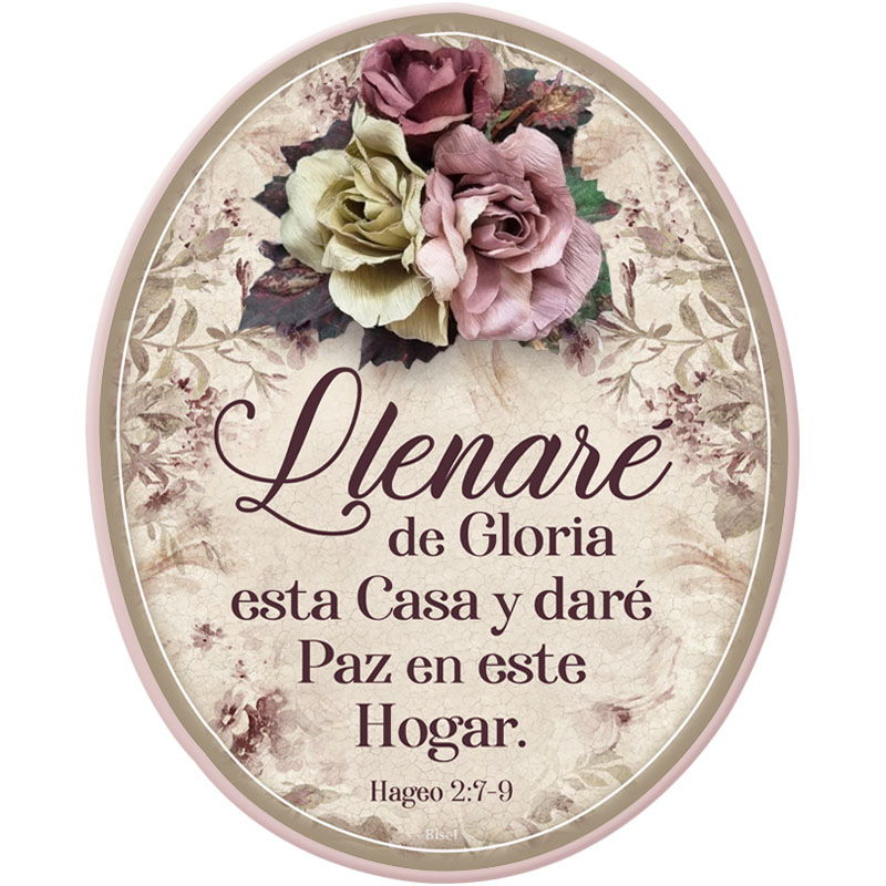 Plaqueta Ovalada Personalizada