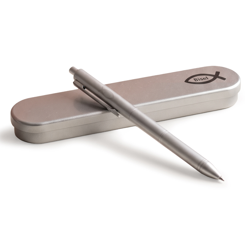 Boligrafo Gris 4 En 1  (Incluye Caja)