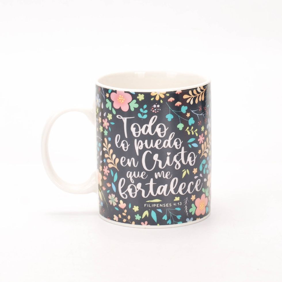 Taza Todo Lo Puedo En Cristo Que Me Fortalece