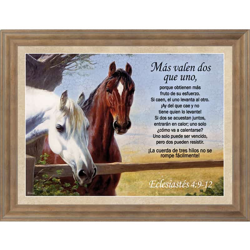 Cuadro Crema  Eclesiastés 4:9-12