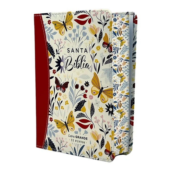 Biblia RVR 1960 Colección Primaveral Color Anaranjado