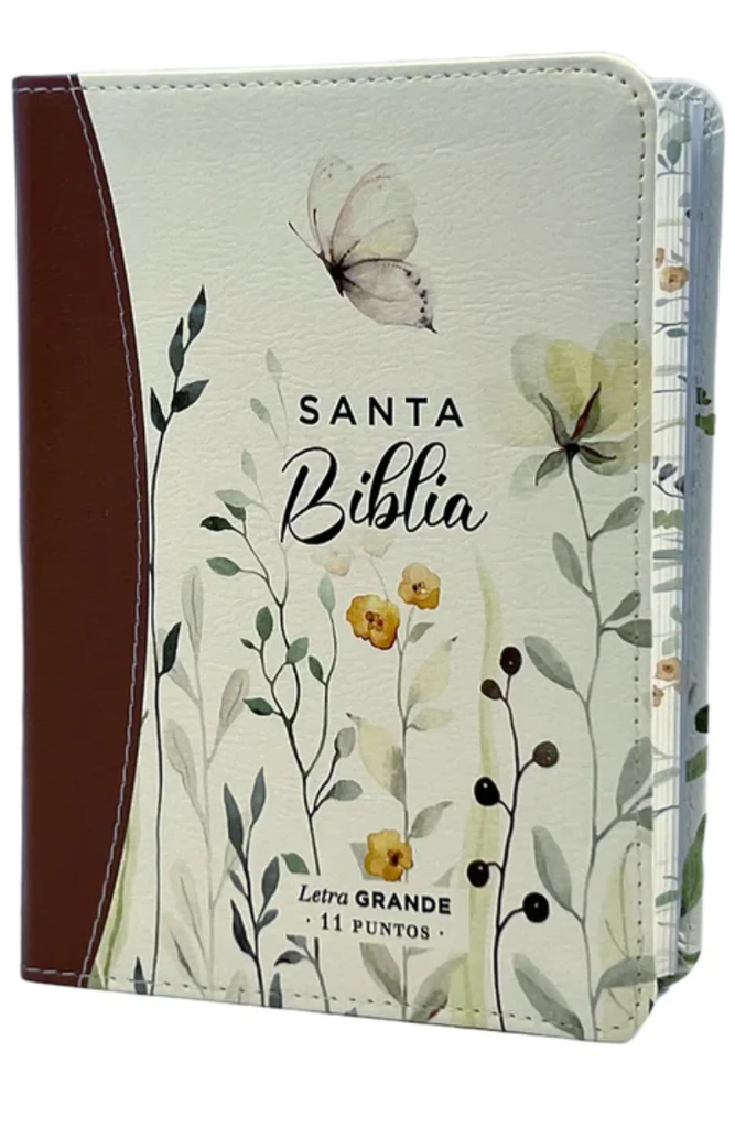 Biblia RVR 1960 Colección Primaveral  Color Marrón