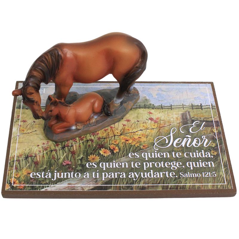 Plaqueta Para Escritorio Salmo 121:5 &quot;El Señor Es Quien Te Cuida&quot;