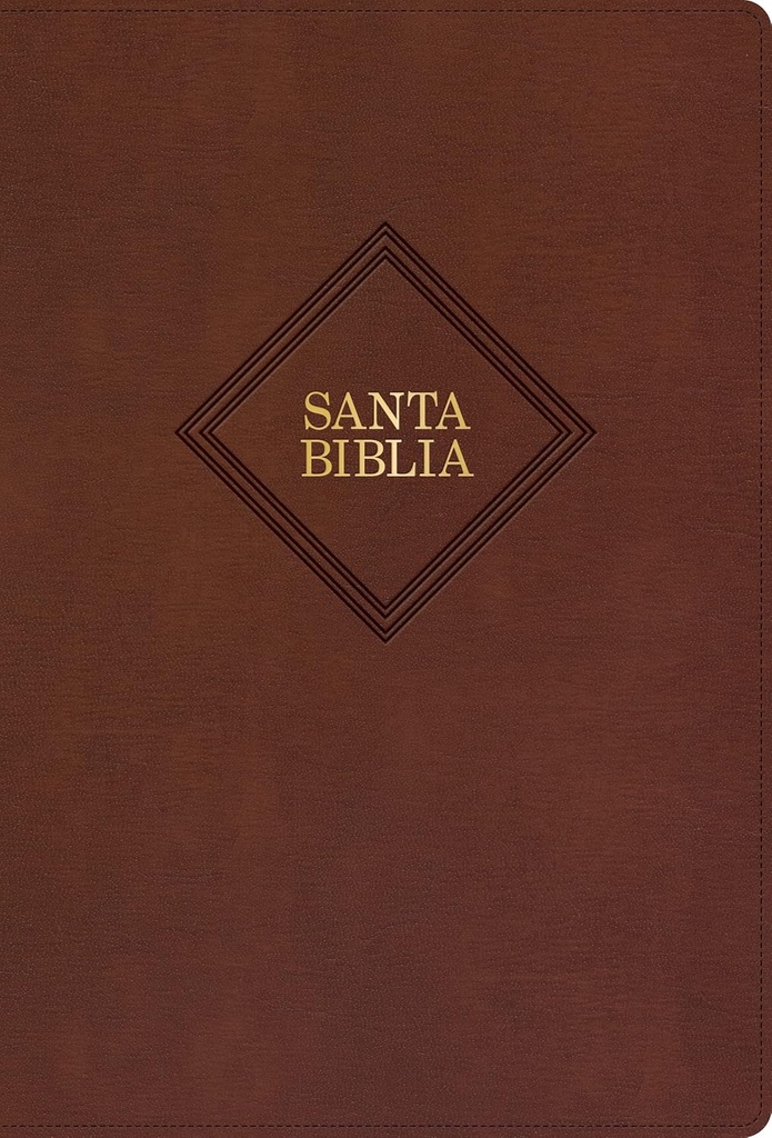 RVR 1960 Biblia Letra Grande Tamaño Manual, Café, Piel Fabricada (Edición 2023) Con Índice