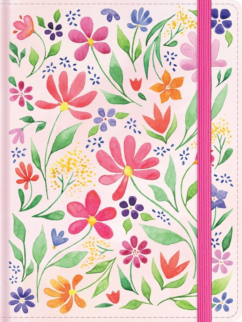 Biblia RVR 1960 De Apuntes Tamaño Personal Floreada Tela Impresa