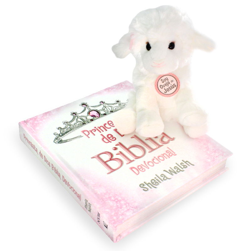 Combo Biblia Princesita + Oveja De Peluche