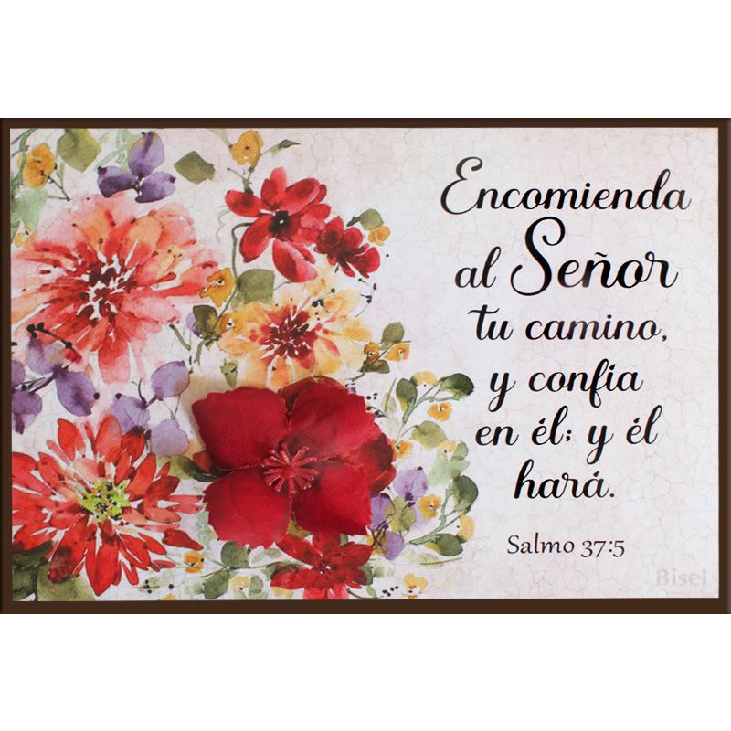 Plaqueta Para Escritorio Salmo 37:5