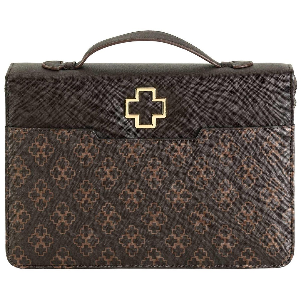 Porta Biblia Talla XL Color Café  Elige El Amor