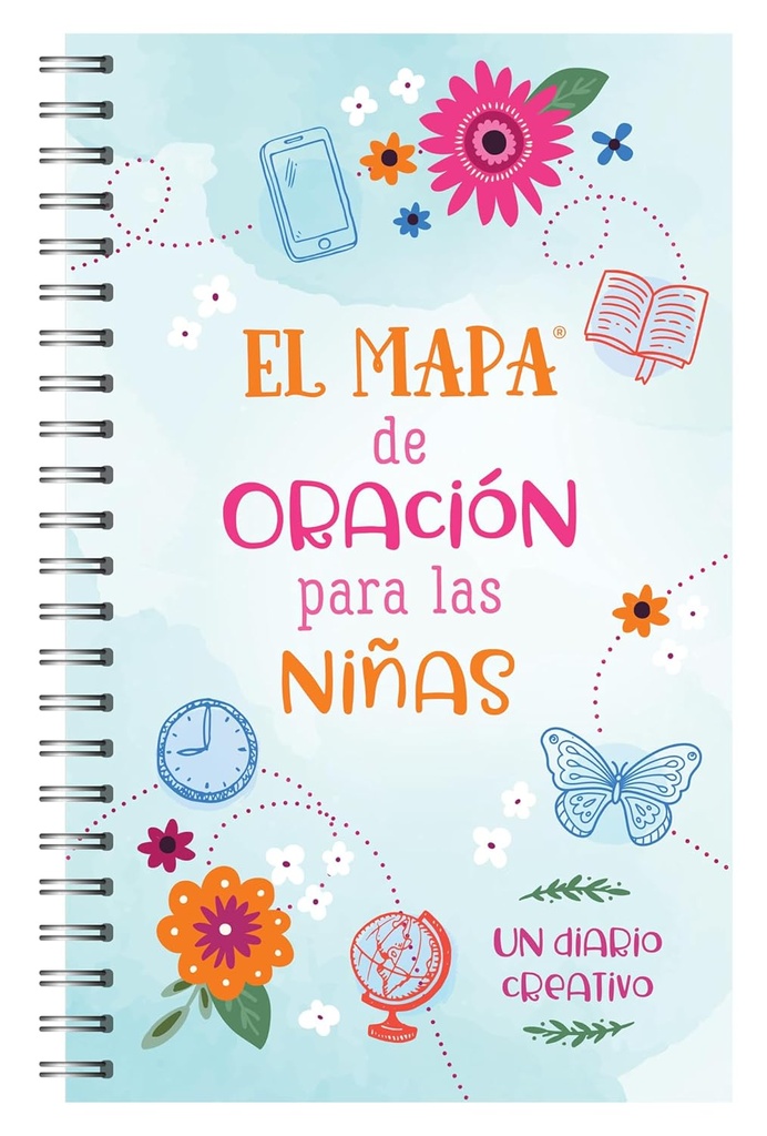 El Mapa De Oración Para Las Niñas: Un Diario Creativo