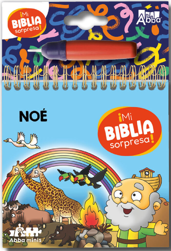 Noé &quot;Colección Mi Biblia Sorpresa&quot; Pinta Con Agua