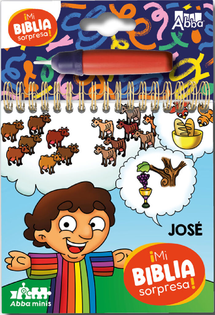 José "Colección Mi Biblia Sorpresa" Pinta Con Agua