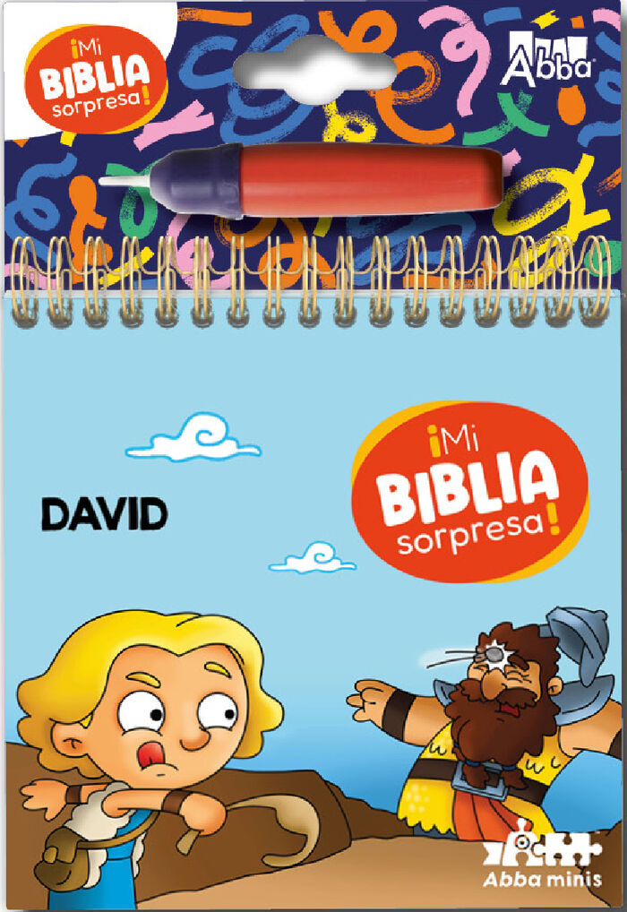 David &quot;Colección Mi Biblia Sorpresa&quot; Pinta con Agua