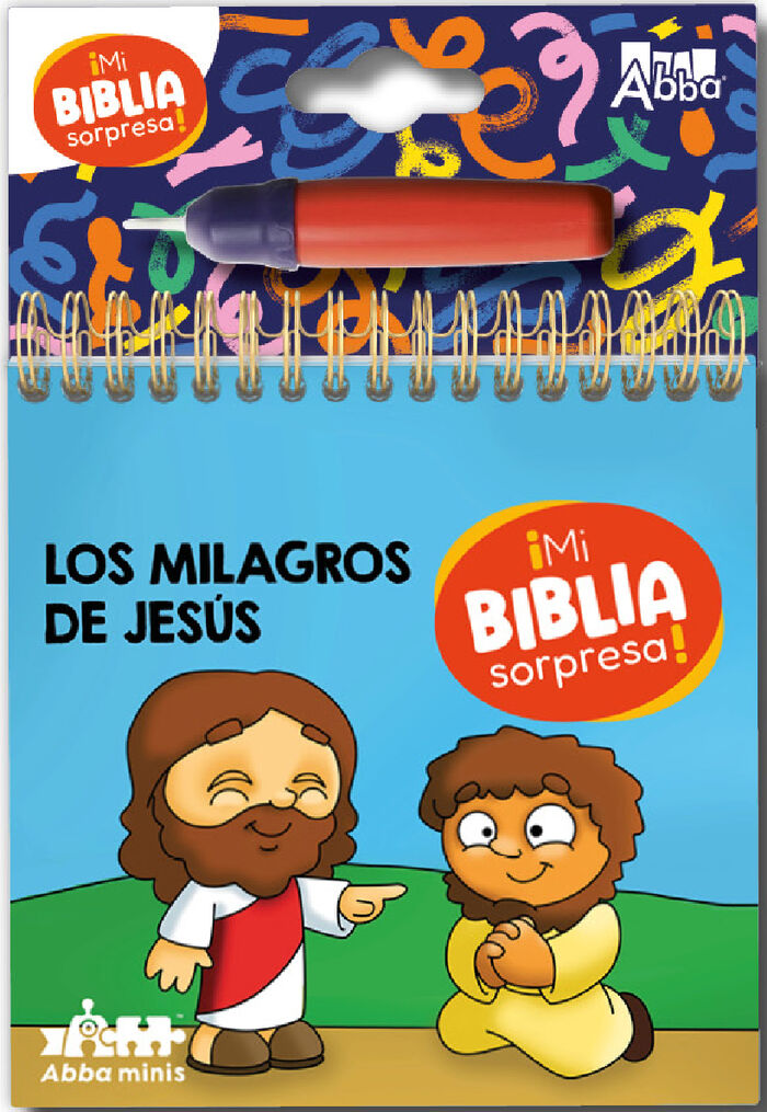 Los Milagros De Jesús &quot;Colección Mi Biblia Sorpresa&quot; Pinta Con Agua