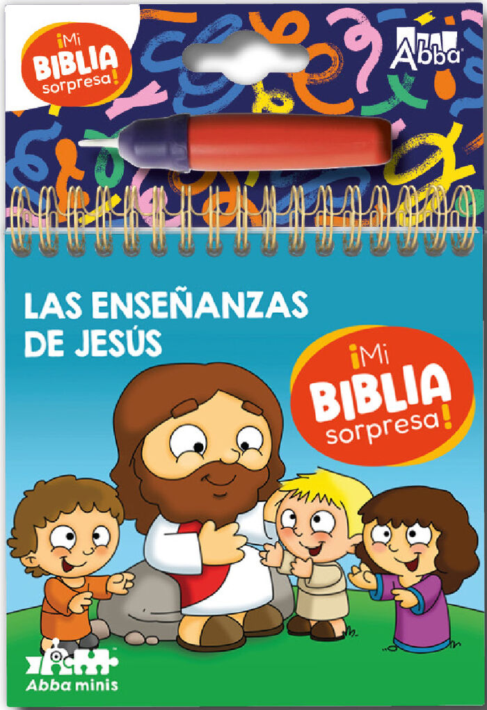 Las Enseñanzas De Jesús "Colección Mi Biblia Sorpresa" Pinta Con Agua