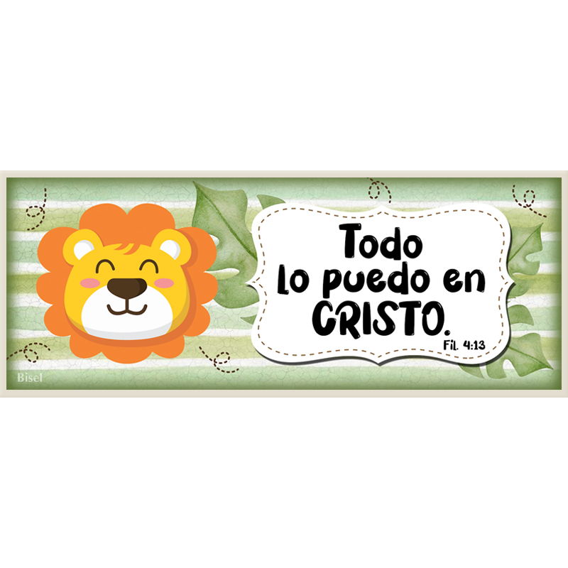 Plaqueta Colgante Todo Lo Puedo En Cristo