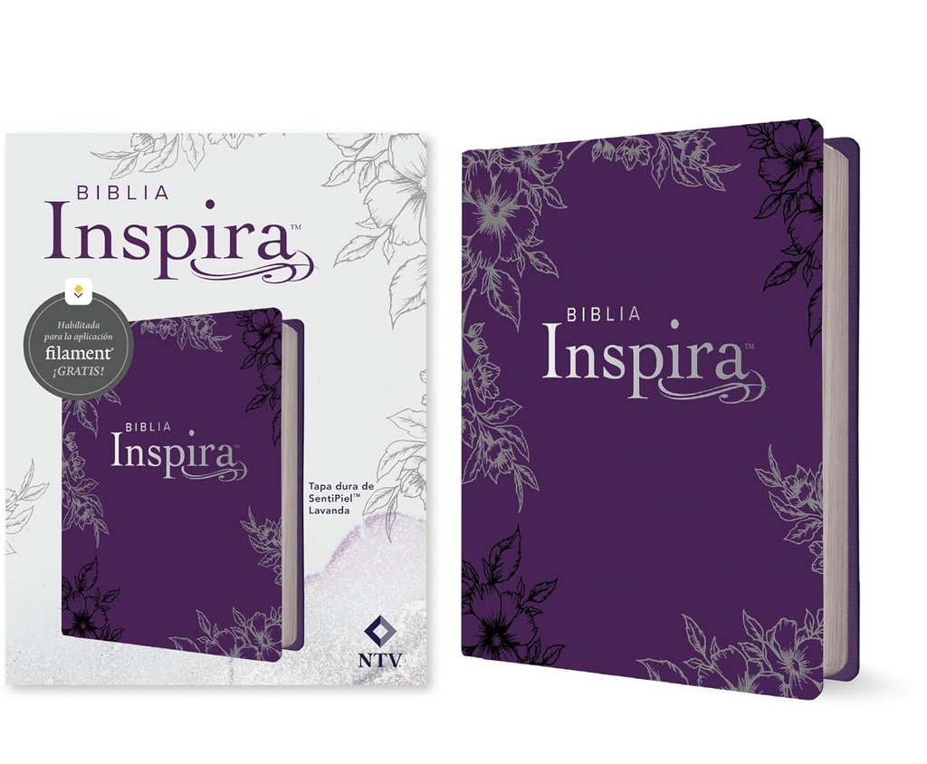 Biblia Inspira NTV Morada Con Filament