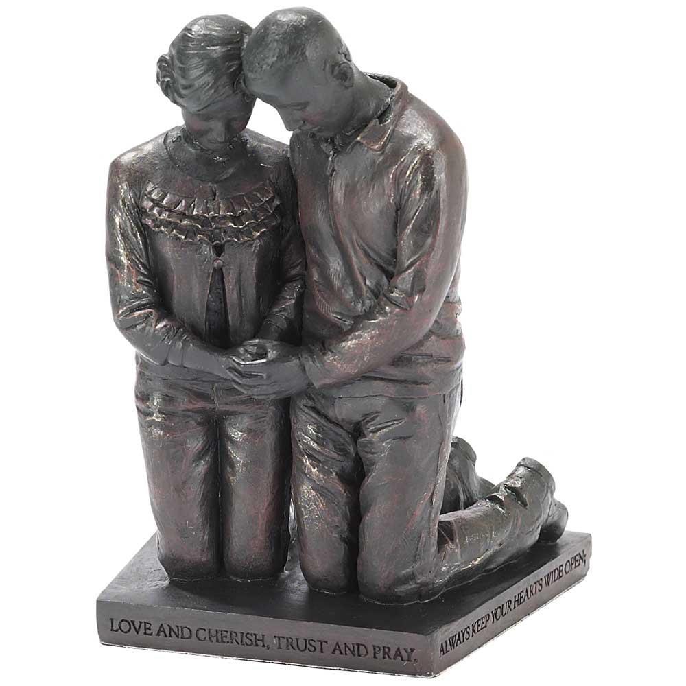 Escultura Esposos Orando