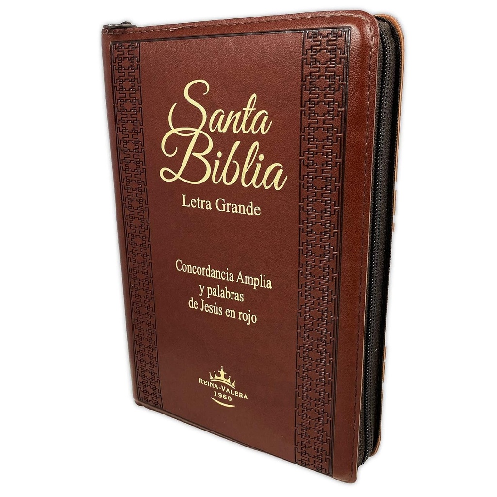 Biblia RVR 1960 Letra Grande Con Ziper