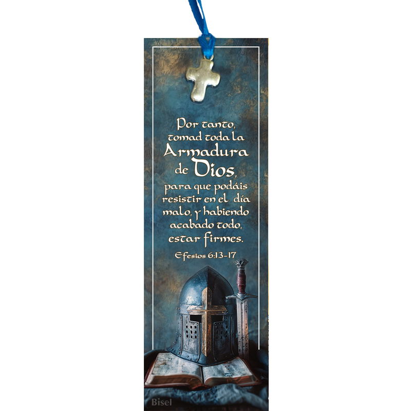 Separador Con Dije Texto: Efesios 6:13-17