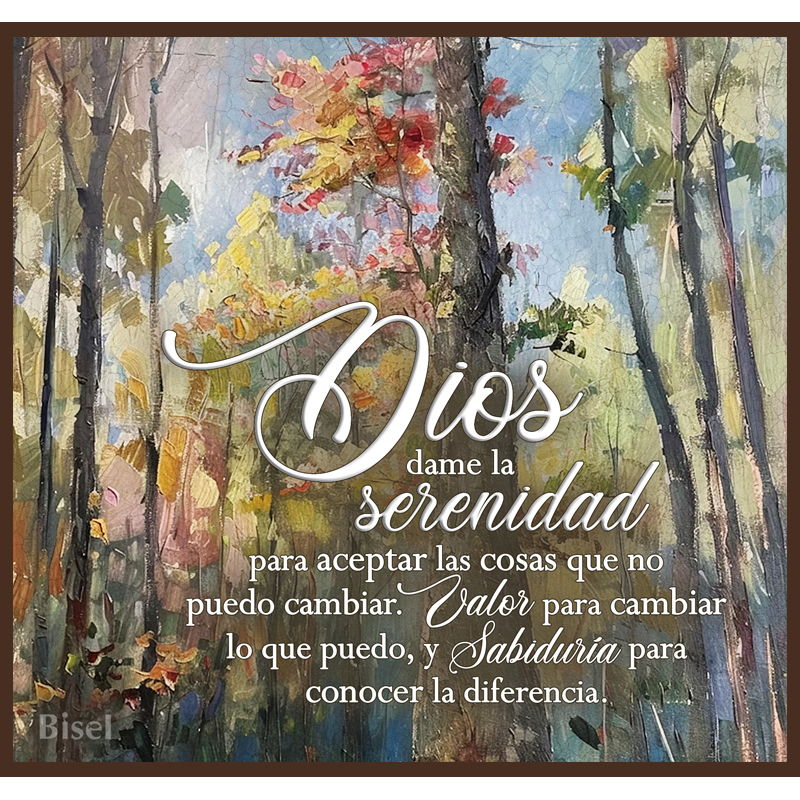 Plaqueta Para Escritorio Oración De La Serenidad