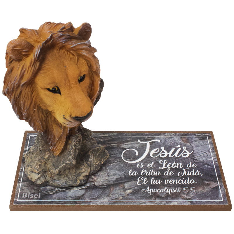 Escultura De León Texto: Apocalipsis 5:5