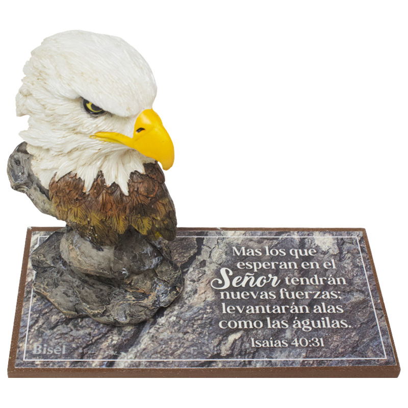 Escultura De Águila Texto: Isaías 40:31