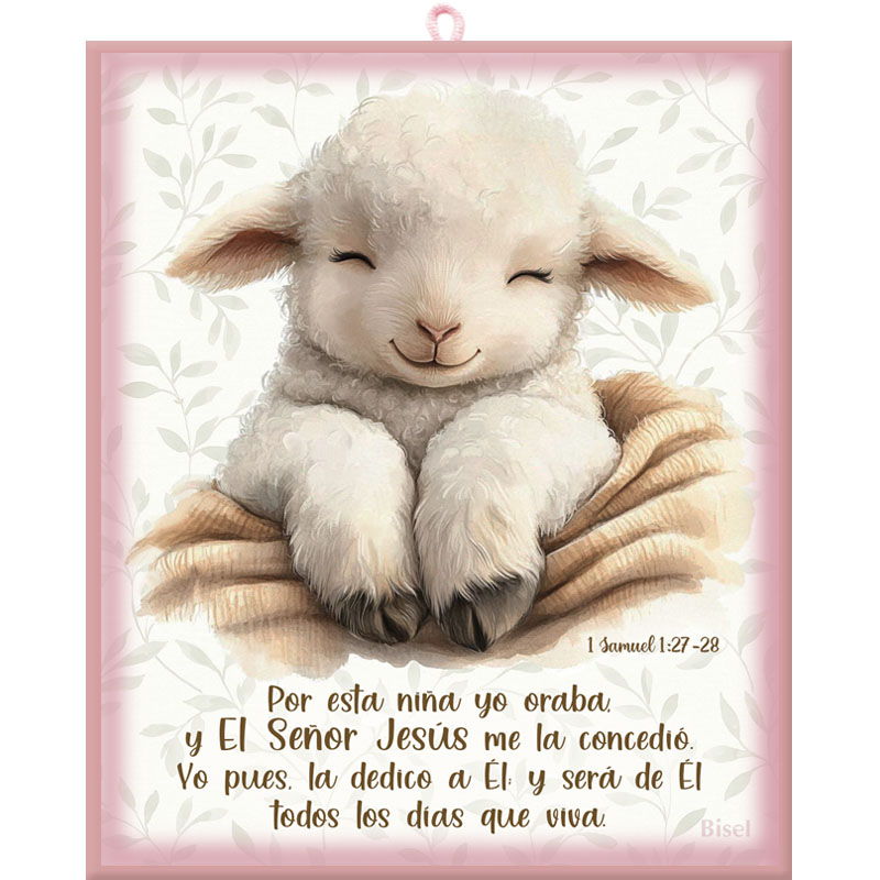 Plaqueta Colgante 1 Samuel 1:27-28 Por Esta Niña Yo Oraba