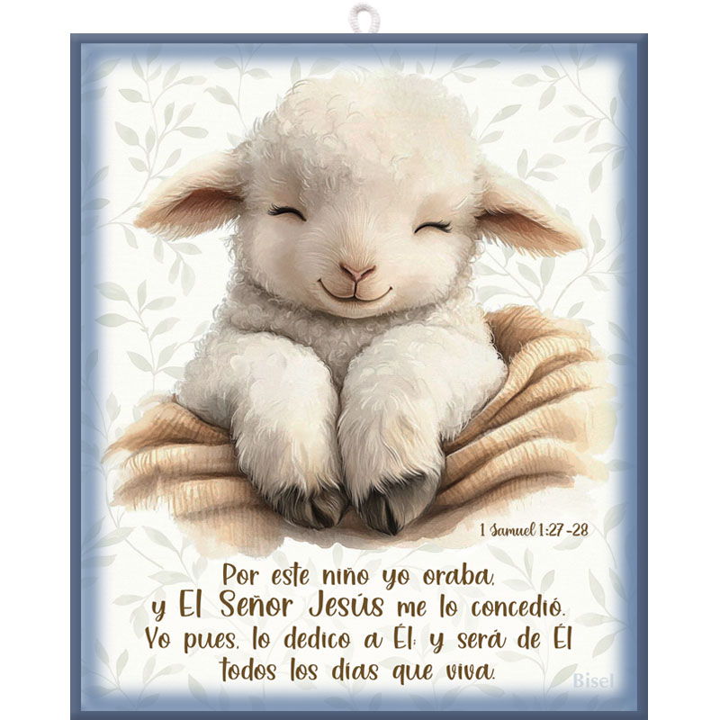 Plaqueta Colgante 1 Samuel 1:27-28 Por Esta Niño Yo Oraba