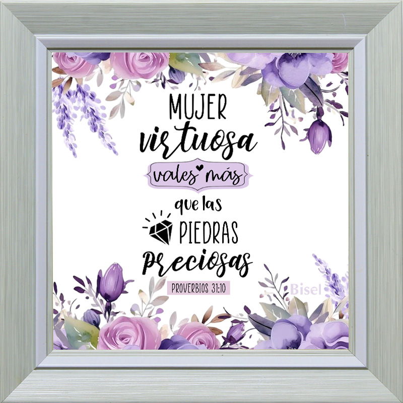 Cuadro Para Escritorio Texto: Proverbios 31:10