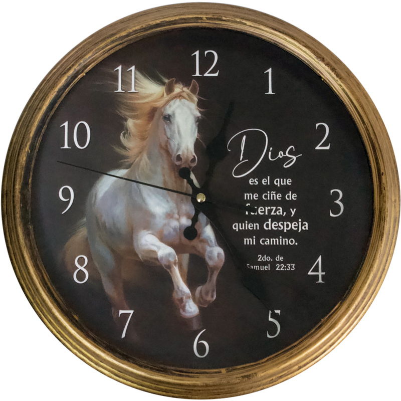 Reloj De Pared Redondo 2do. De Samuel 22:33
