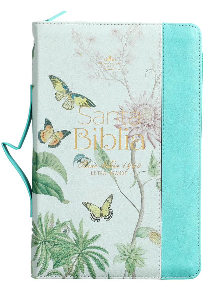 Biblia RVR 1960 Turquesa Indice Y Cierre
